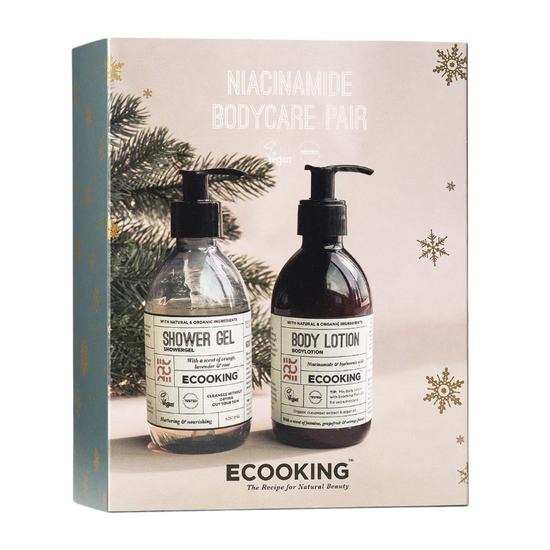 Ecooking Niacinamide Bodycare Set Shower Gel & Lotion