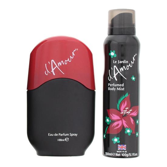 Eden Classics Le Jardin D'amour Gift Set: Eau De Parfum 100ml Body Spray 150ml 2 Piece
