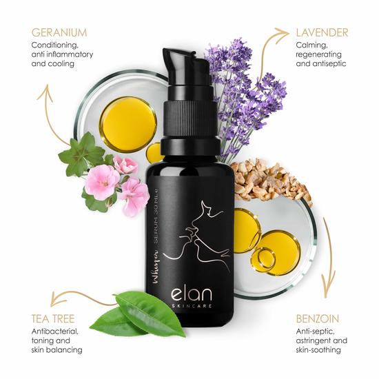Elan Skincare Whisper Organic Face Oil Vitamin E +ViT. F +Tea Tree