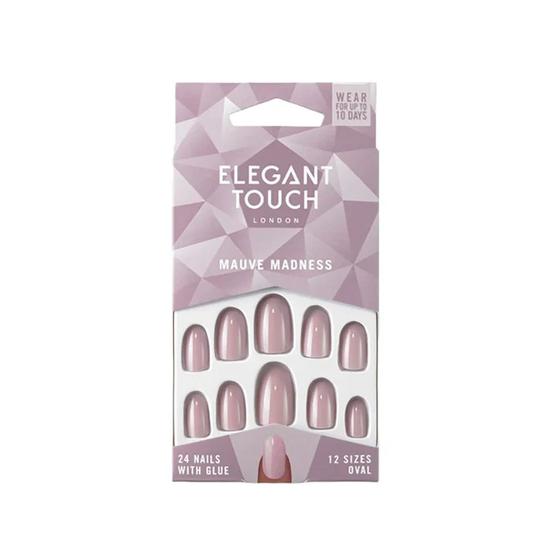 Elegant Touch Mauve Madness Nail With Glue 24 Nails