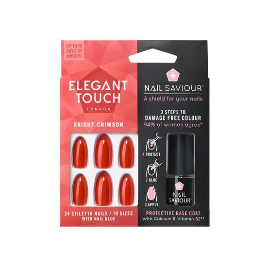 Elegant Touch Saviour Nails Neon Magenta