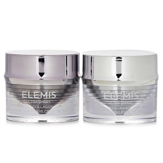 ELEMIS Ultra Smart Pro-Collagen Day & Night Eye Treatment Duo 1x Morning Eye Balm, 1x Evening Eye Cream, 1x Eye Tool 2x10ml