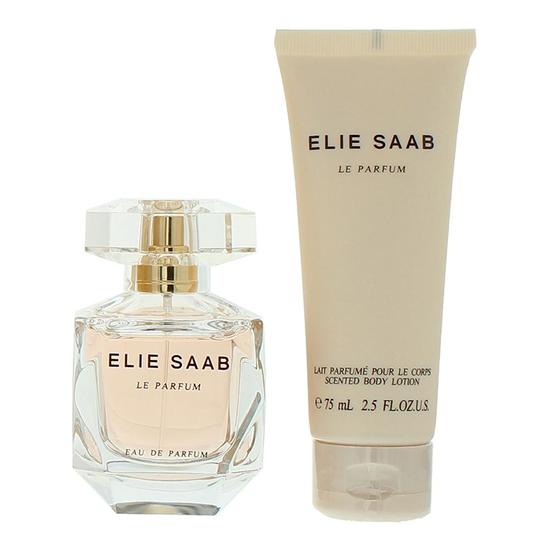 Elie Saab Le Parfum Gift Set: Eau De Parfum 50ml Body Lotion 75ml 2 Piece