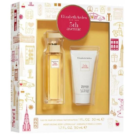 Elizabeth Arden 5th Avenue Gift Set 30ml Eau De Parfum Spray + 50ml Body Lotion