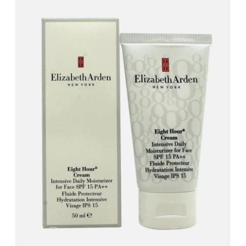 Elizabeth Arden Eight Hour Cream Intensive Daily Moisturiser For Face SPF 15 50ml