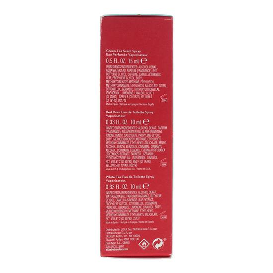 Elizabeth Arden Red Door Eau De Toilette 10ml, White Tea Eau De Toilette 10ml + Green Tea Scented Mist 15ml Gift Set 15ml