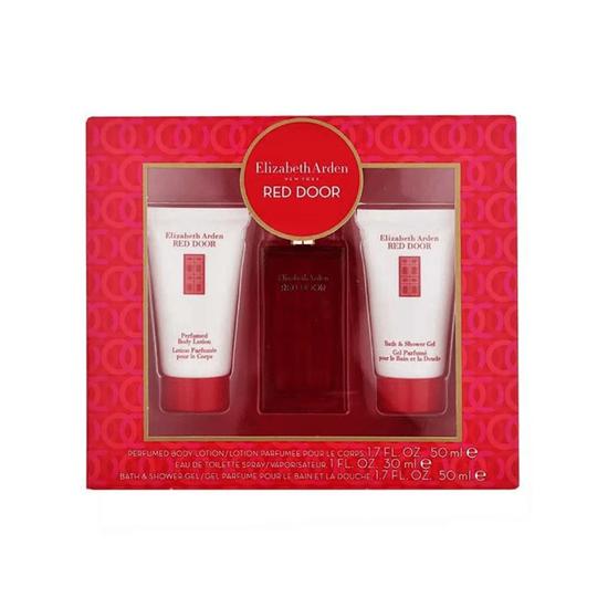 Elizabeth Arden Red Door Eau De Toilette Women's Gift Set Perfume With Body Lotion & Shower Gel 30ml