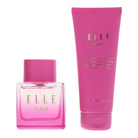 Elle Fleur Eau De Parfum Gift Set 30ml Eau De Parfum + 100ml Body Lotion