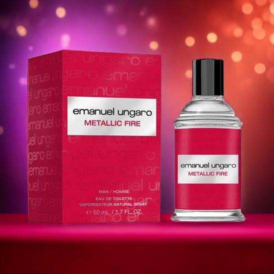 Emanuel Ungaro Metallic Fire Men Eau De Toilette 50ml