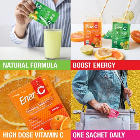 Ener-Life Ener-C Multivitamin Drink Variety Pack Sachets 30 Sachets