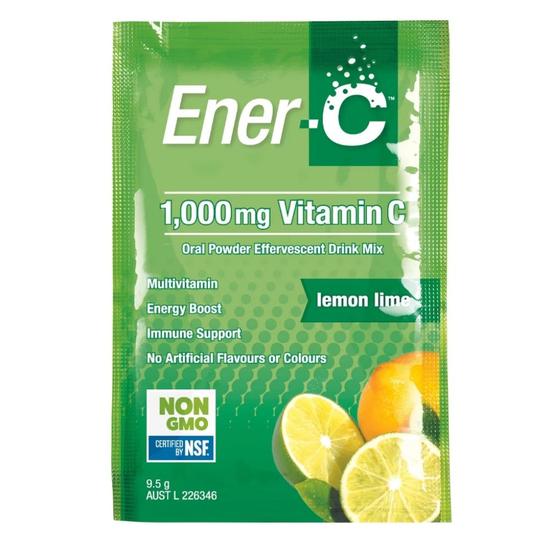 Ener-Life Ener-C Multivitamin Drink + Vitamin C Lemon Lime Sachets 30 Sachets