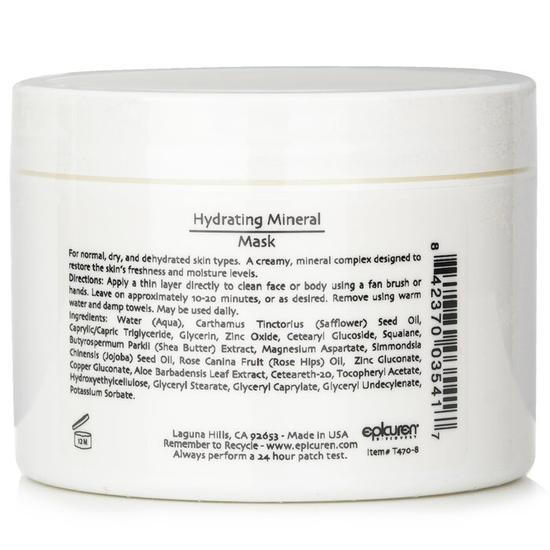 Epicuren Hydrating Mineral Mask For Normal, Dry & Dehydrated Skin Types Salon Size 250ml