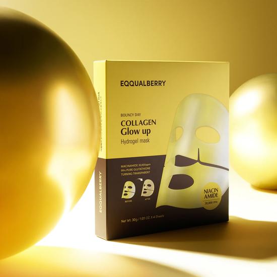 Eqqualberry Collagen Glow Up Hydrogel Mask Singles