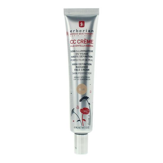 Erborian CC Creme Spf 25 High Definition Radiance Face Cream Clair 45ml