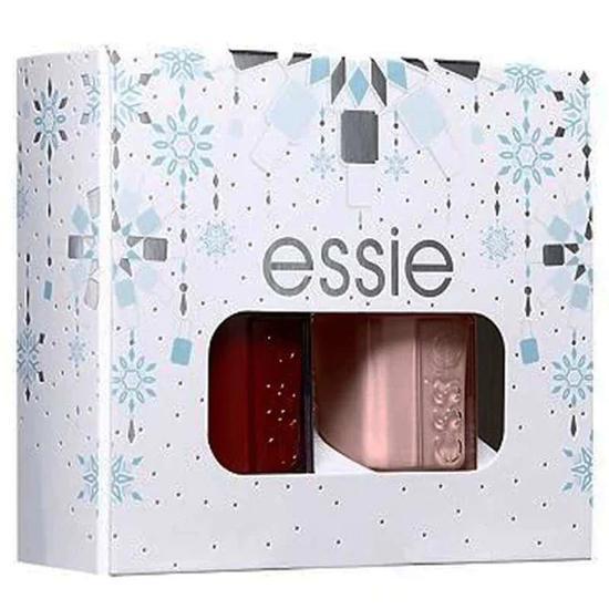 essie Festive Duo Gift Set Fiji + Thigh High Nail Polish