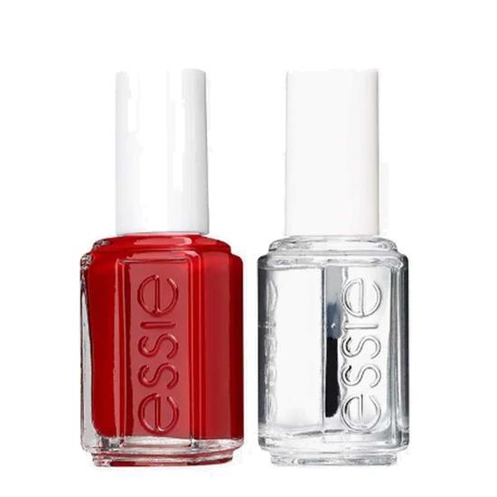 essie Thank You Gift Set Red Nail Polish + Good To Go Top Coat