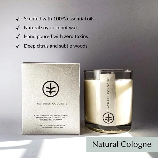 Ethical Bedding Non-Toxic Organic Candle Hand Poured Just James / Small 70g