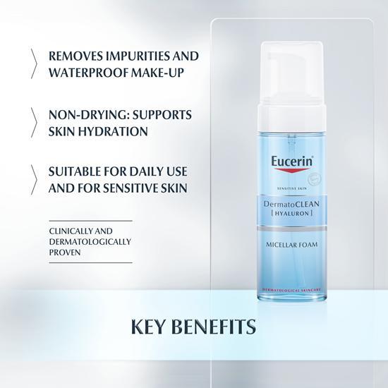 Eucerin DermatoCLEAN Micellar Foam Cleanser 150ml