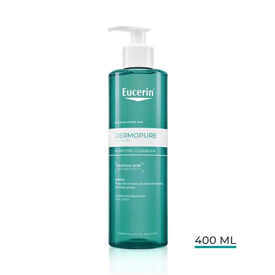 Eucerin DermoPure Clinical Gentle Purifying Cleansing Gel 400ml