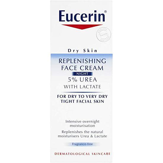 Eucerin Dry Skin Replenishing Face Cream Night 5% Urea 50ml
