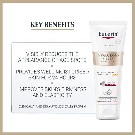 Eucerin Hyaluron-Filler + Elasticity Age Spot Correcting Hand Cream SPF 30 75ml