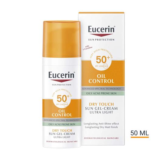 Eucerin Oil Control Sun Gel-Cream Dry Touch SPF 50+ 50ml