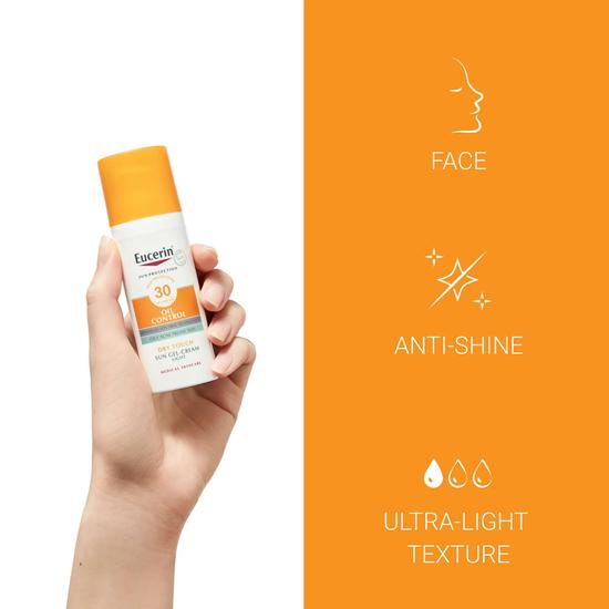 Eucerin Oil Control Sun Gel-Cream Dry Touch SPF 50+ 50ml