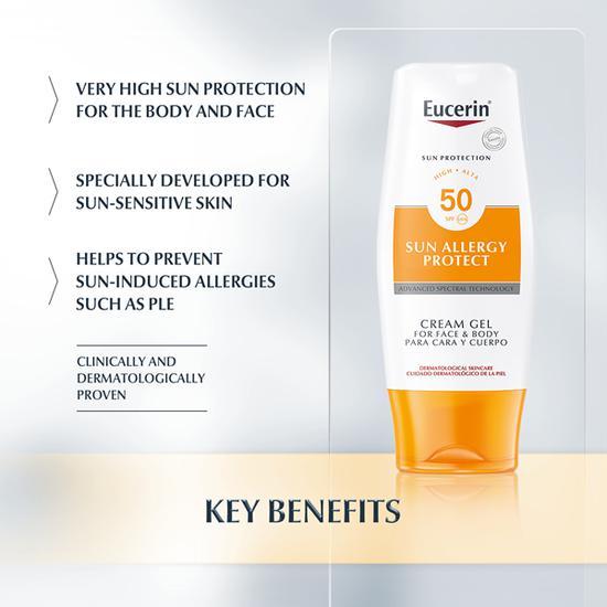 Eucerin Sun Allergy Protect Gel-Cream SPF 50+ 150ml