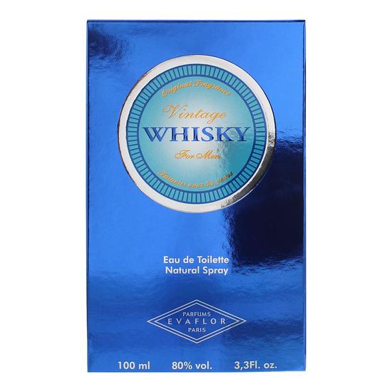 Evaflor Whisky Vntage For Men Eau De Toilette For Him 100ml