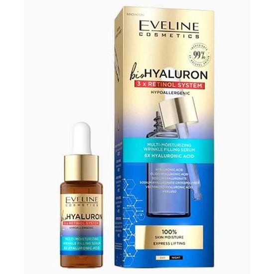 Eveline Bio Hyaluron Multi Moisturising Wrinkle Filling Serum 18ml