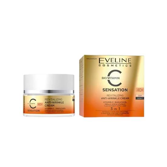 Eveline Bio Vitamin C Sensation 3 In 1 Anti Wrinkle Cream 40 Plus 50ml