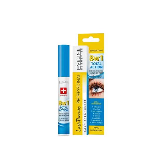 Eveline Lash Therapy Professional 8 In 1 Total Action Eyelash Serum 10ml