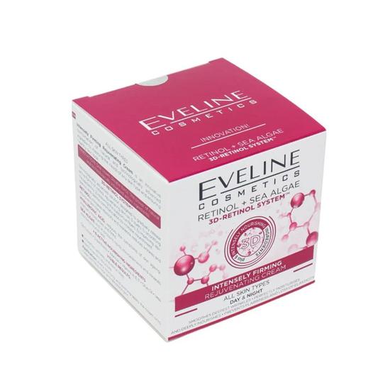 Eveline Retinol Sea Algae 3d Retinol System Intensely Firming Rejuvenating Cream 50ml