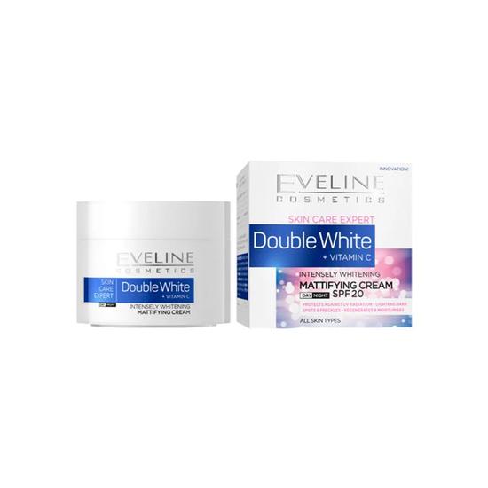 Eveline Skin Care Expert Double White Mattifying Cream SPF 20 50ml