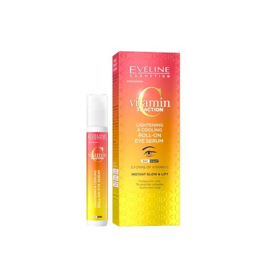 Eveline Vitamin C 3x Action Lightening Cooling Roll On Eye Serum 15ml
