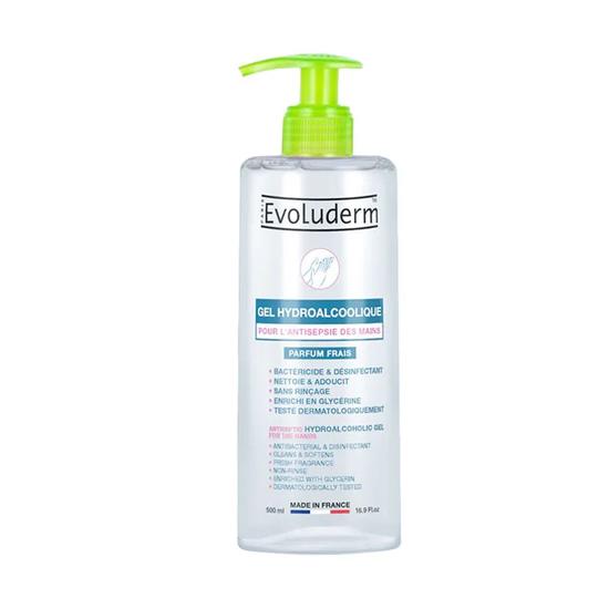 Evoluderm Antiseptic Hydroalcoholic Hand Gel 500ml