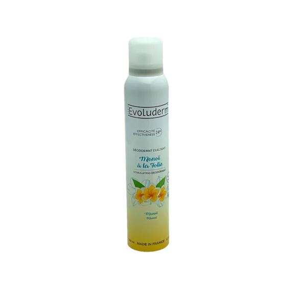 Evoluderm Monoi Stimulating Deodorant Spray 200ml