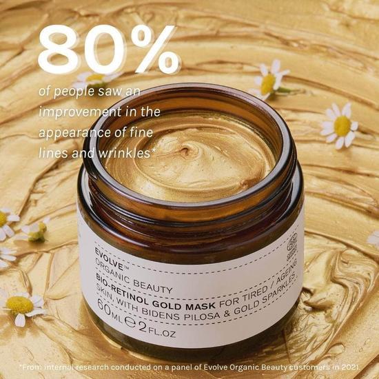 Evolve Beauty Bio-Retinol Gold Mask 3ml