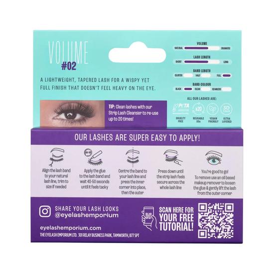 Eyelash Emporium The Eyelash Emporium Strip Lash Volume 02