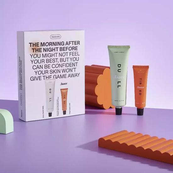 Faace The Morning After The Night Before Kit 100ml Tired Face & 100ml Dull Cleanser