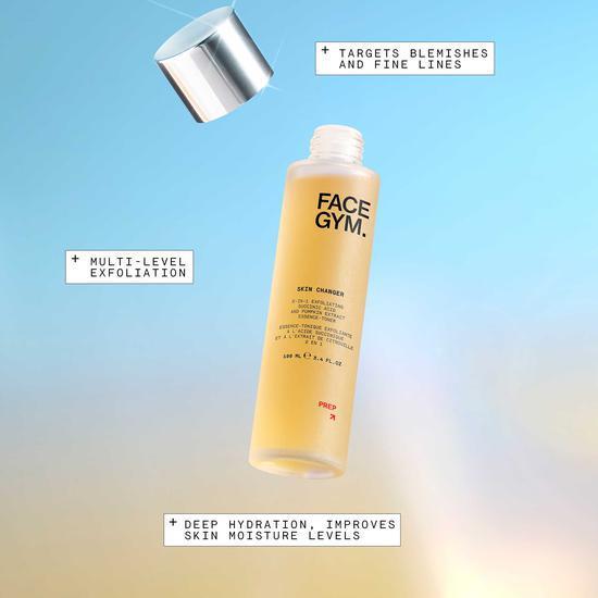FaceGym Skin Changer 2 In 1 Exfoliating Essence Toner 30ml