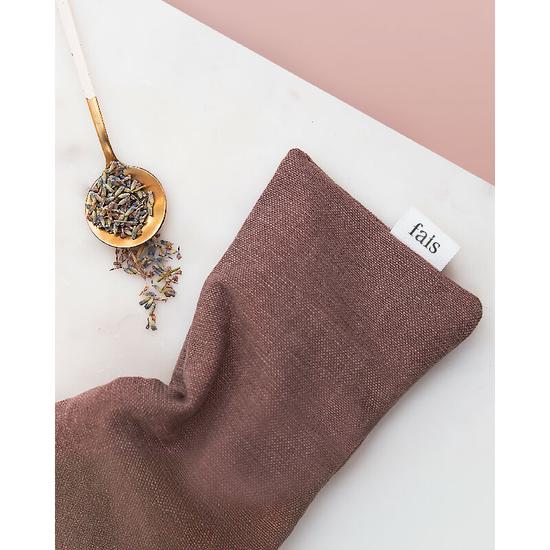 Fais Heatable Weighted Linseed Eye Pillow Maroon