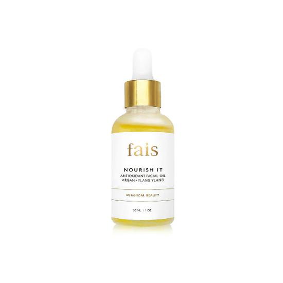 Fais Nourish It Antioxidant Argan + Ylang Ylang Facial Oil 10ml alu cap