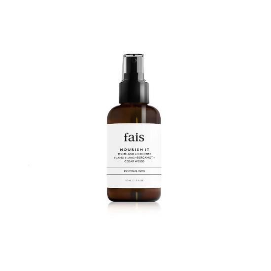 Fais Nourish It Ylang Ylang + Bergamot + Cedar Wood Home & Linen Mist 50ml