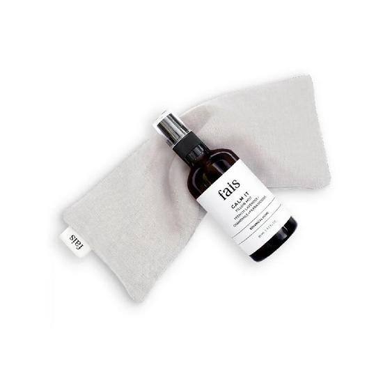 Fais Peaceful Slumber Eye Pillow & Mist Set Maroon