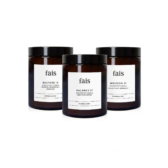 Fais Scented Soy Candles Set