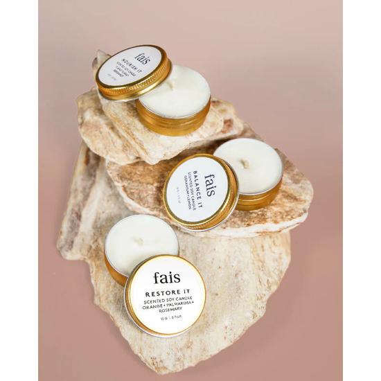 Fais Travel Scented Soy Candles Set
