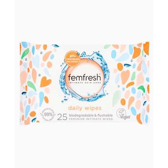 Fem Fresh Intimate Skin Care 25 Daily Wipes 25 Wipes