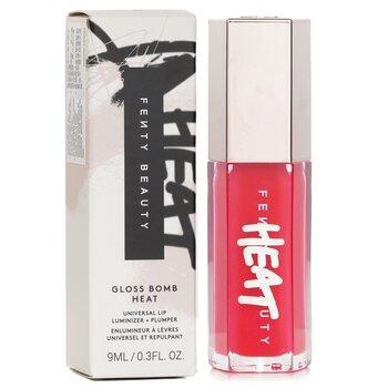 Fenty Beauty Gloss Bomb Heat Universal Lip Luminizer + Plumper 03 Fenty Glow Heat sheer Rose Nude
