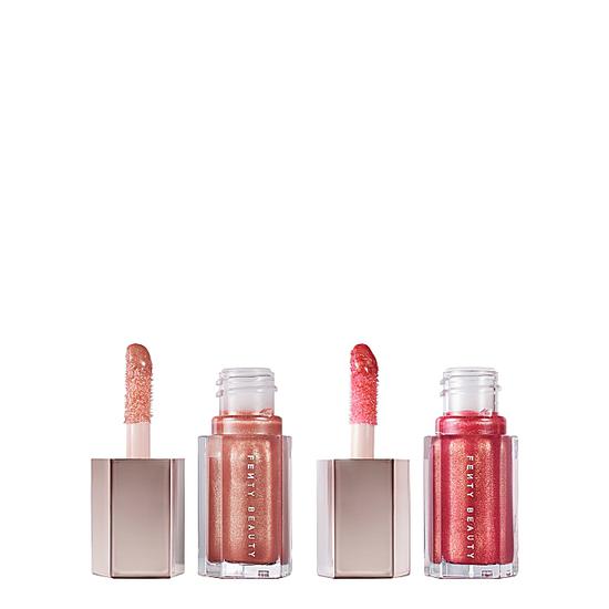 Fenty Beauty Lil Gloss Bombs Mini Lip Duo + Keychain Holder